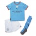 Manchester City Bernardo Silva #20 Hjemmebanesæt Børn 2022-23 Kortærmet (+ Korte bukser)